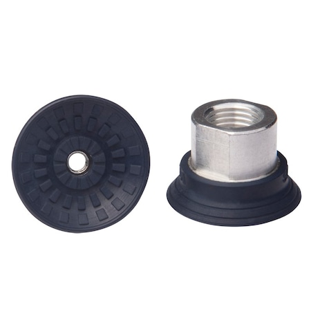 Fipa Flat vacuum cup diam. 30 mm, NBR blue, fitting G1/4-female 103.030.031.1
